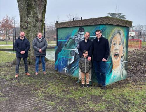 Trafohuisje in Park Dwingeland krijgt artistieke uitstraling